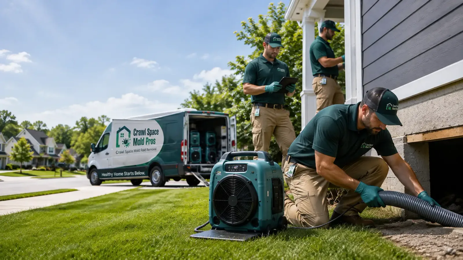 Crawl Space Mold Removal in Wappingers Falls, NY